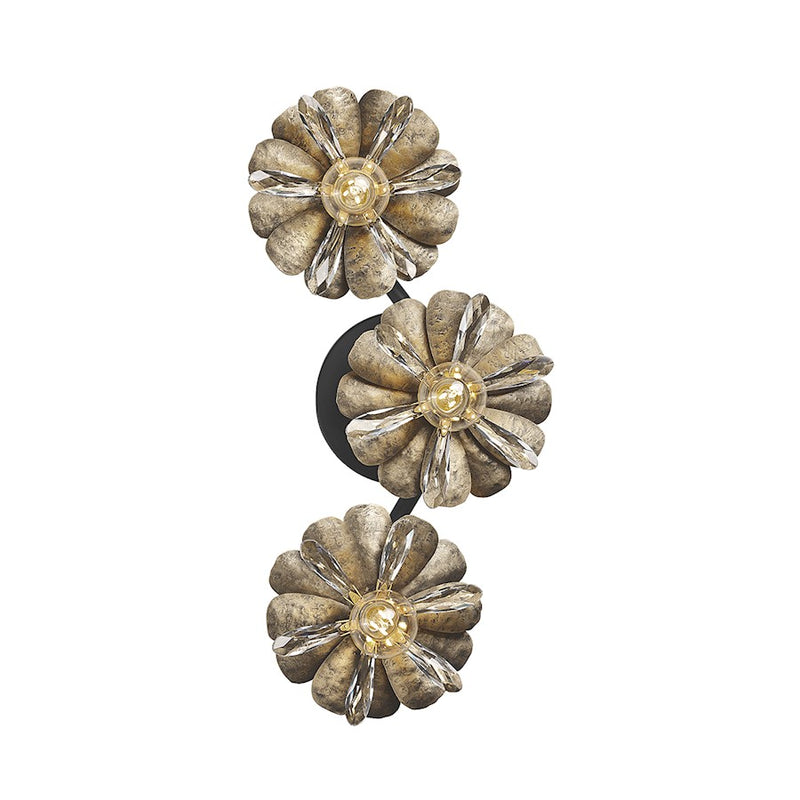 Savoy House Giselle 3-Light Wall Sconce, Delphine