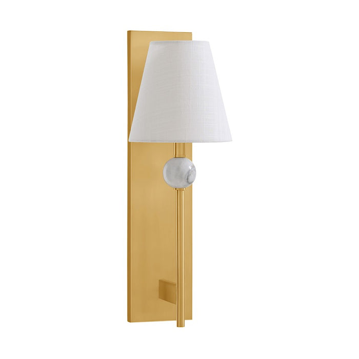 Savoy House Travis 1-Light Wall Sconce, Warm Brass