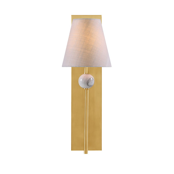 Savoy House Travis 1-Light Wall Sconce, Warm Brass