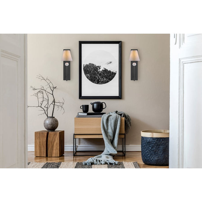 Savoy House Travis 1-Light Wall Sconce, Matte Black