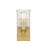 Savoy House Hampton 1-Light Bathroom Vanity Light, Warm Brass