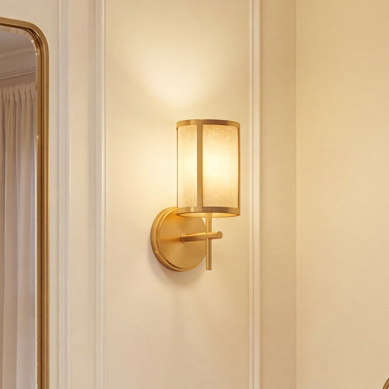 Savoy House Camden 1-Light Bathroom Vanity Light, Warm Brass