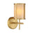 Savoy House Camden 1-Light Bathroom Vanity Light, Warm Brass