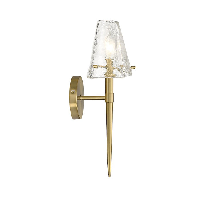 Savoy House Shellbourne 1-Light Wall Sconce, Warm Brass