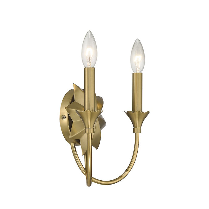 Savoy House Sullivan 2-Light Wall Sconce, Warm Brass