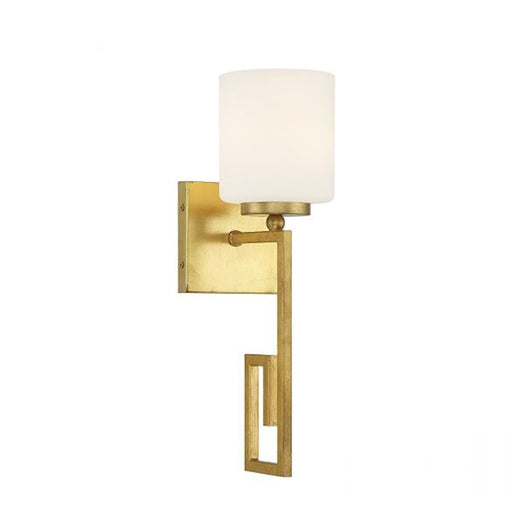 Savoy House Quatrain 1-Light Wall Sconce, True Gold - 9-2302-1-260