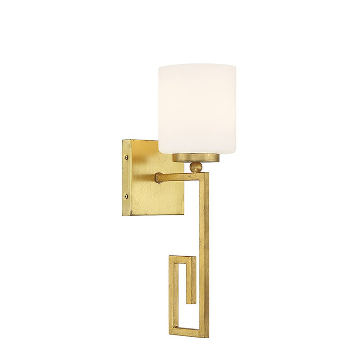 Savoy House Quatrain 1-Light Wall Sconce, True Gold