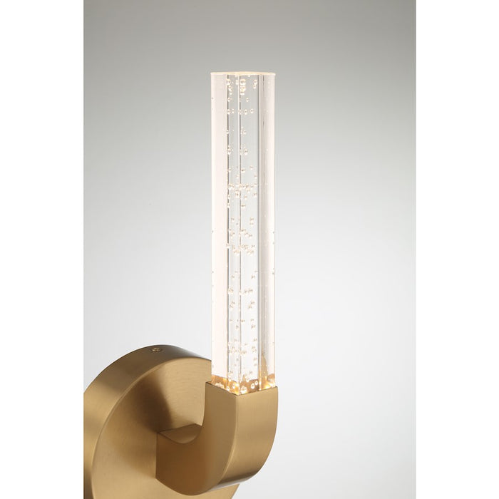 Savoy House Del Mar 1-Light LED Wall Sconce, Warm Brass