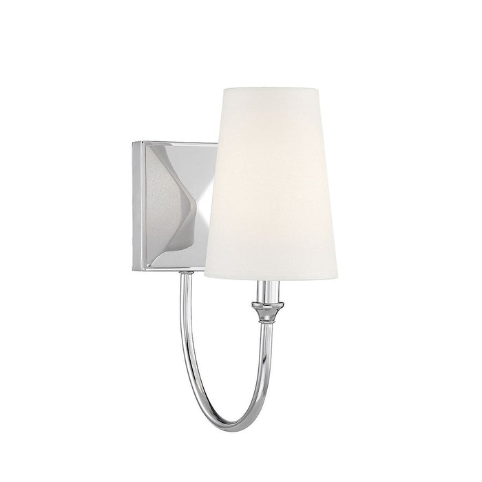 Savoy House Cameron 1-Light Wall Sconce, Polished Nickel