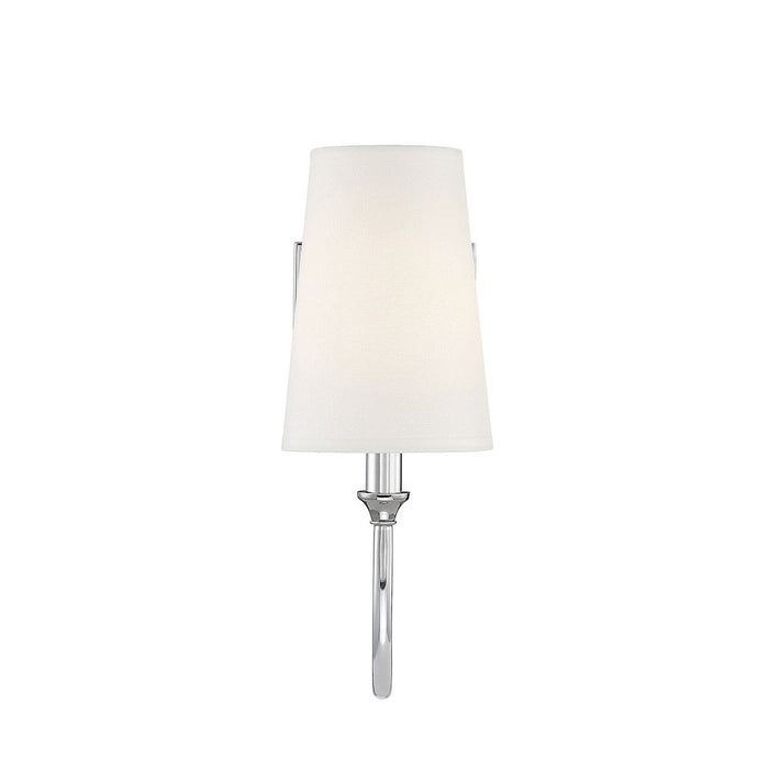 Savoy House Cameron 1-Light Wall Sconce, Polished Nickel