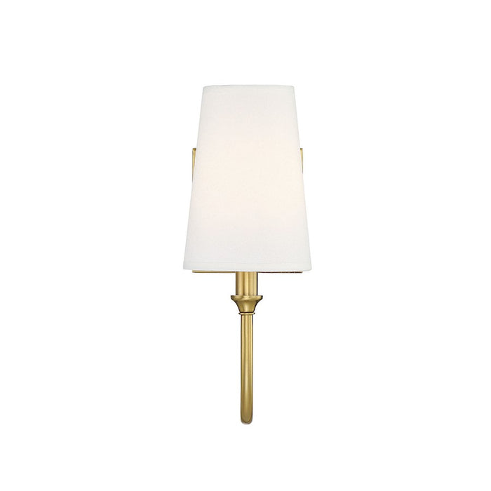 Savoy House Cameron 1-Light Wall Sconce, Warm Brass