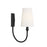 Savoy House Cameron 1-Light Wall Sconce, Matte Black