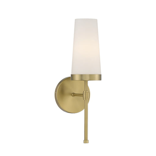 Savoy House Haynes 1-Light Wall Sconce, Warm Brass - 9-2801-1-322