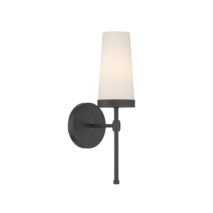 Savoy House Haynes 1-Light Wall Sconce, Matte Black