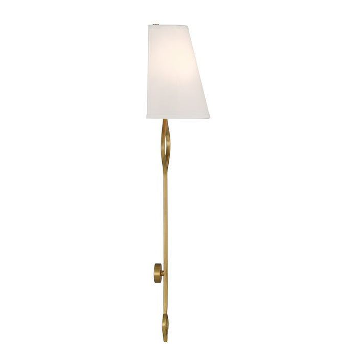 Savoy House Roxbury 2 Light Sconce, Warm Brass