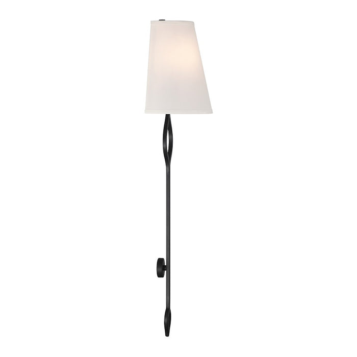 Savoy House Roxbury 2 Light Sconce, Matte Black