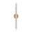 Savoy House Callaway 2 Light Sconce, White Marble/Warm Brass