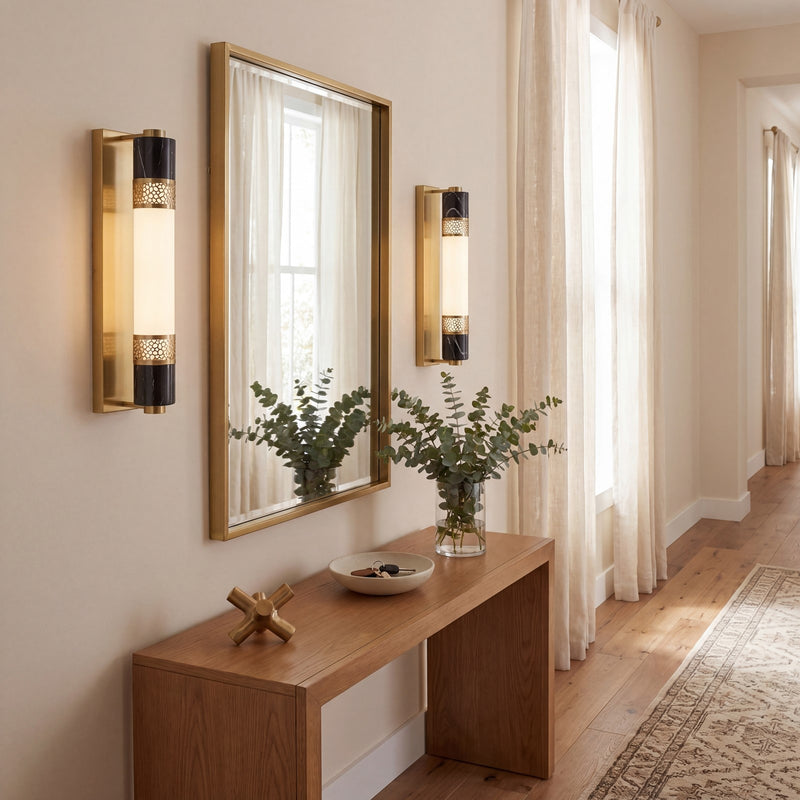 Savoy House Farrell 1 Lt Sconce, Warm Brass