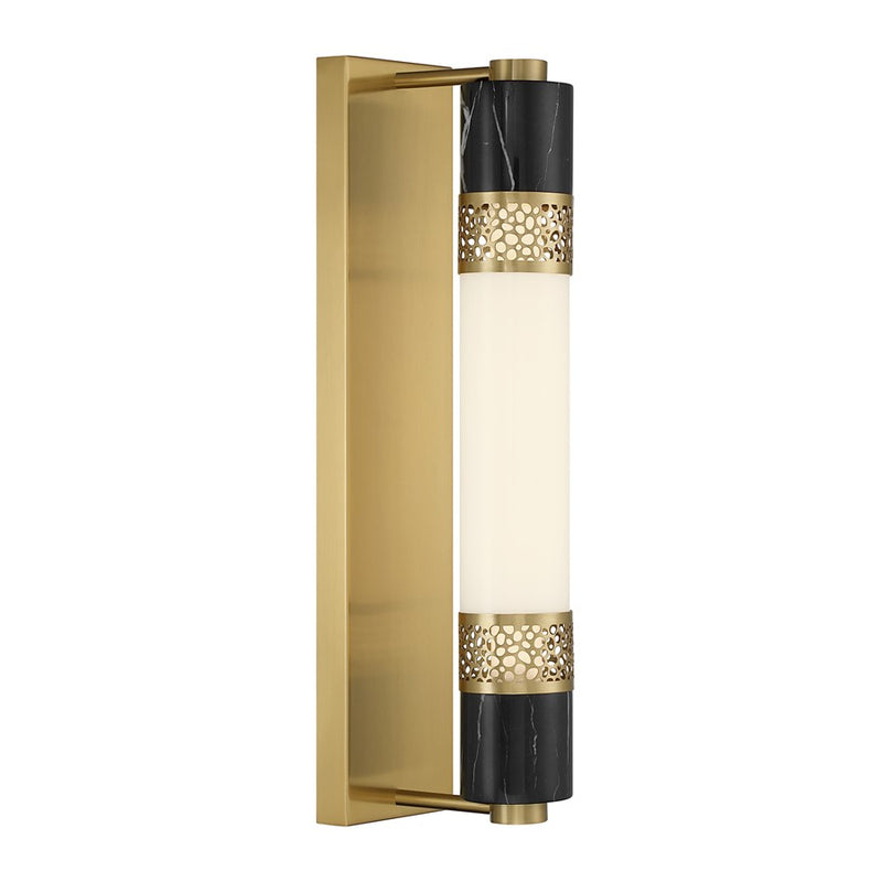Savoy House Farrell 1 Lt Sconce, Warm Brass