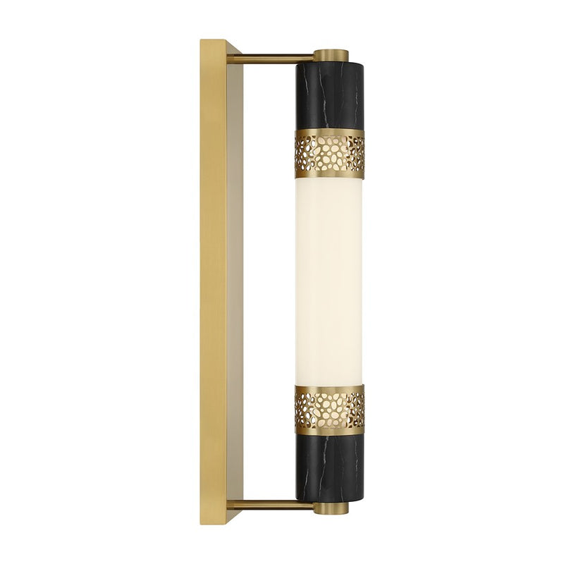 Savoy House Farrell 1 Lt Sconce, Warm Brass