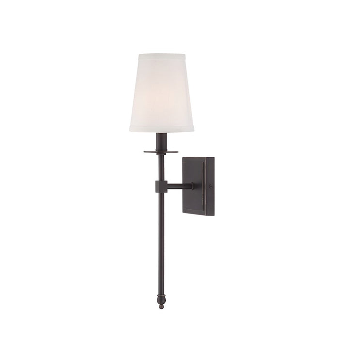 Savoy House Monroe 1-Light 20" Wall Sconce, Classic Bronze