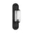 Savoy House Holton 1 Light Sconce, Matte Black/Clear Ribbed