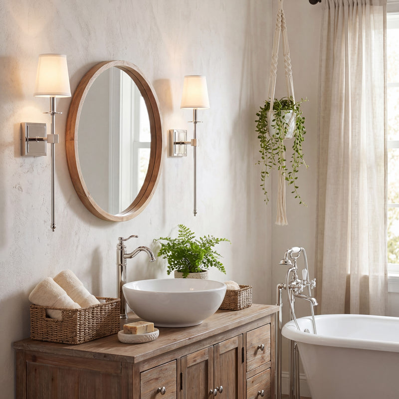 Savoy House Monroe 1-Light 24" Wall Sconce, Polished Nickel