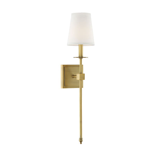 Savoy House Monroe 1-Light 24" Wall Sconce, Warm Brass - 9-303-1-322