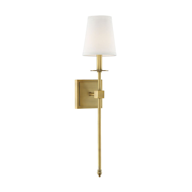 Savoy House Monroe 1-Light 24" Wall Sconce, Warm Brass