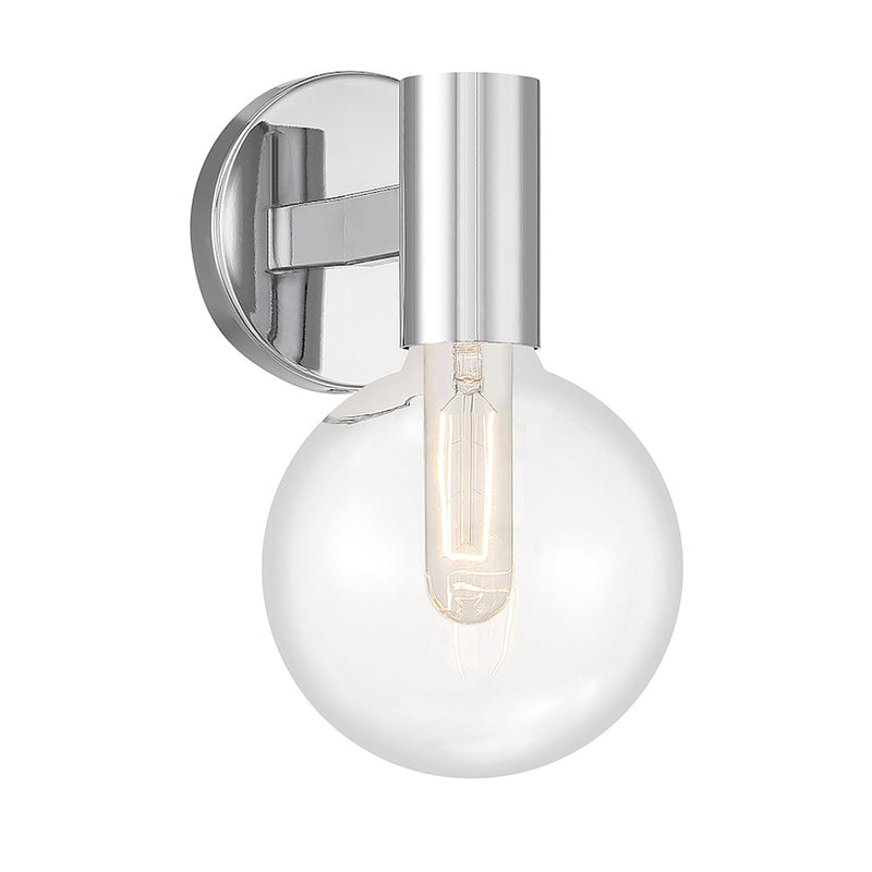Savoy House Wright 1-Light Wall Sconce, Chrome