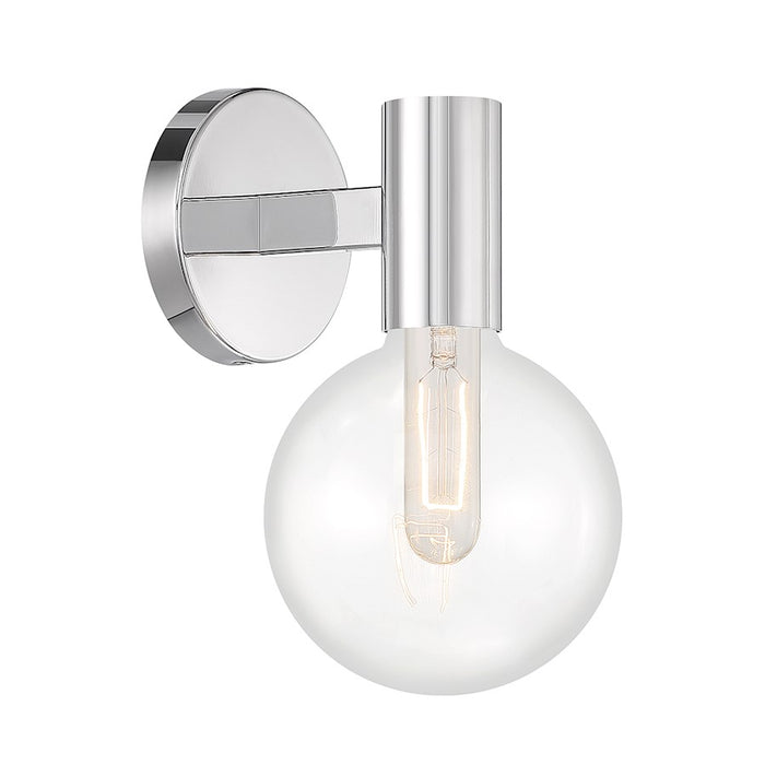 Savoy House Wright 1-Light Wall Sconce, Chrome