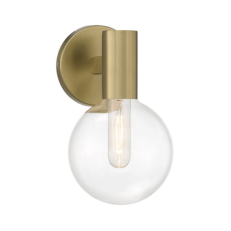 Savoy House Wright 1-Light Wall Sconce, Warm Brass