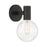 Savoy House Wright 1-Light Wall Sconce, Matte Black