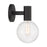 Savoy House Wright 1-Light Wall Sconce, Matte Black