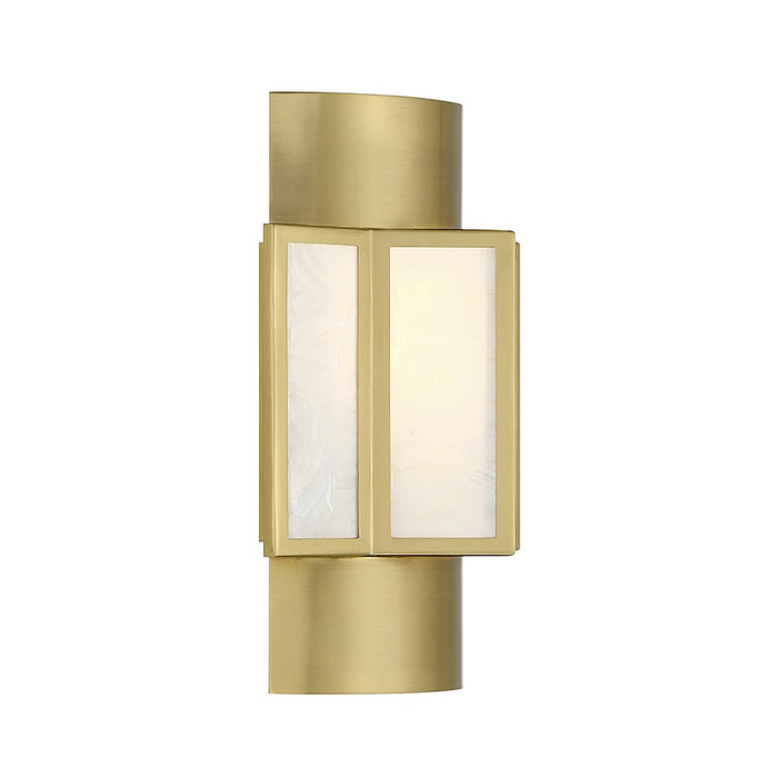 Savoy House Gideon 2-Light Wall Sconce, Warm Brass