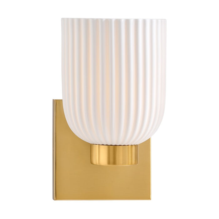 Savoy House Isla Blanca 1 Light Sconce, Warm Brass - 9-3172-1-322