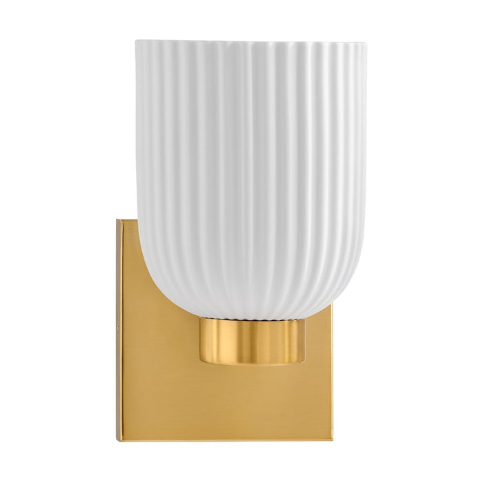 Savoy House Isla Blanca 1 Light Sconce, Warm Brass