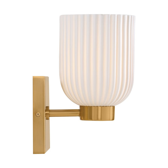 Savoy House Isla Blanca 1 Light Sconce, Warm Brass