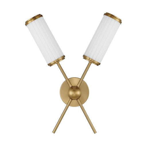 Savoy House Denison 2 Lt Sconce, Warm Brass