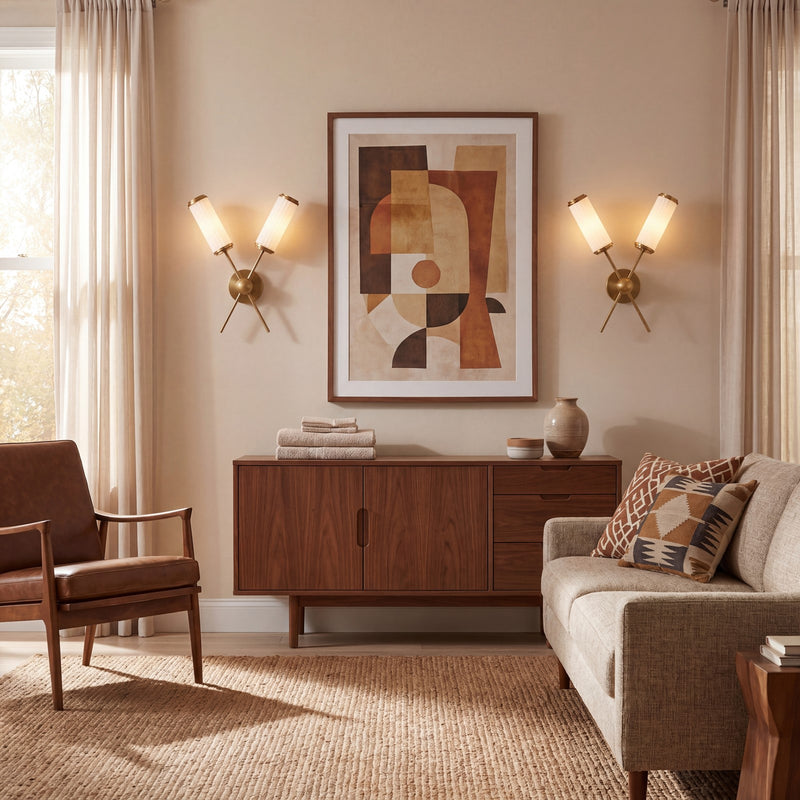 Savoy House Denison 2 Lt Sconce, Warm Brass
