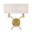 Savoy House Arondale 2 Light Sconce, Warm Brass - 9-3305-2-322