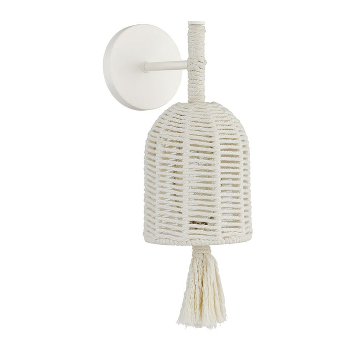 Savoy House Lunara 1 Lt Sconce, Cotton