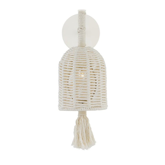 Savoy House Lunara 1 Lt Sconce, Cotton