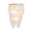 Savoy House Boa 3 Light Sconce, Warm Brass/Clear Frosted