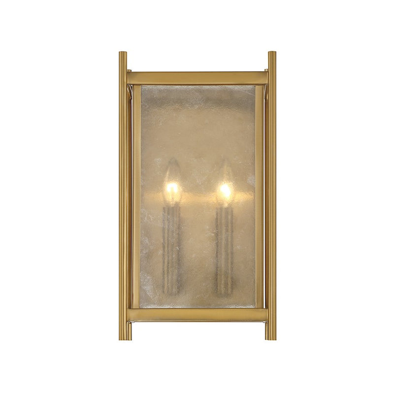 Savoy House Jacobs 2-Light Wall Sconce, Warm Brass