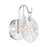 Savoy House Addison 1 Light Bath, Polished Chrome/Clear Starburst