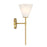 Savoy Essentials Blair 1 Light Sconce, Warm Brass/Strie