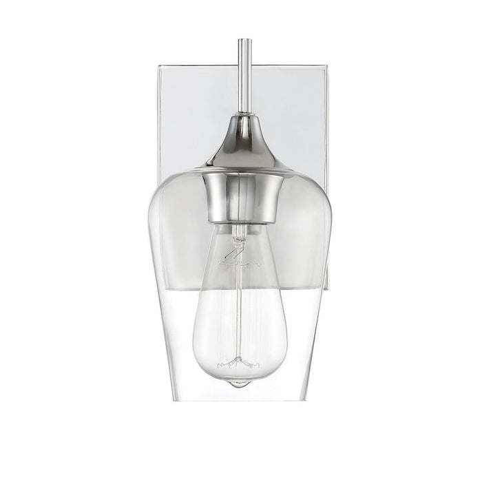 Savoy House Octave 1-Light Wall Sconce, Polished Chrome