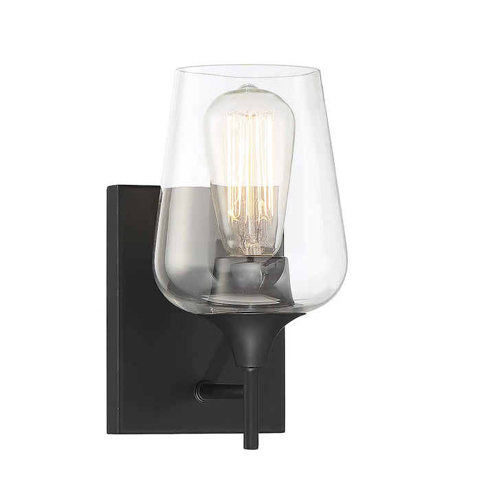 Savoy House Octave 1-Light Wall Sconce, Matte Black