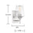 Savoy House Octave 1-Light Wall Sconce, Satin Nickel